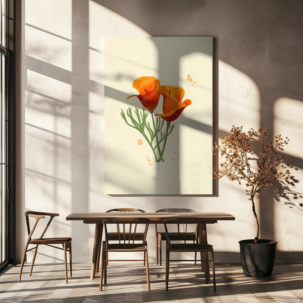 California Poppy | Canvas