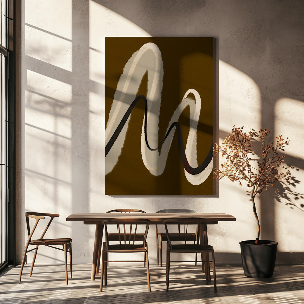Vloeiende golven | Canvas