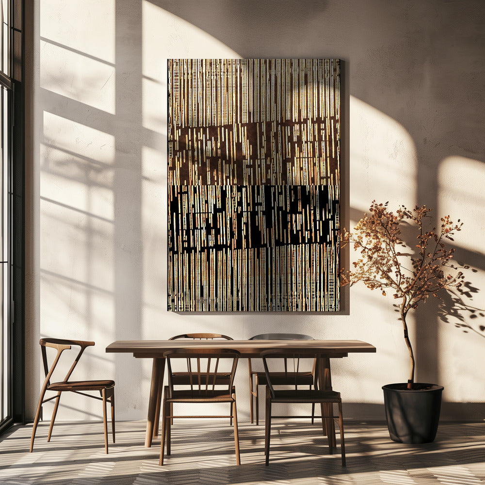 Ingewikkelde lineaire patronen | Canvas
