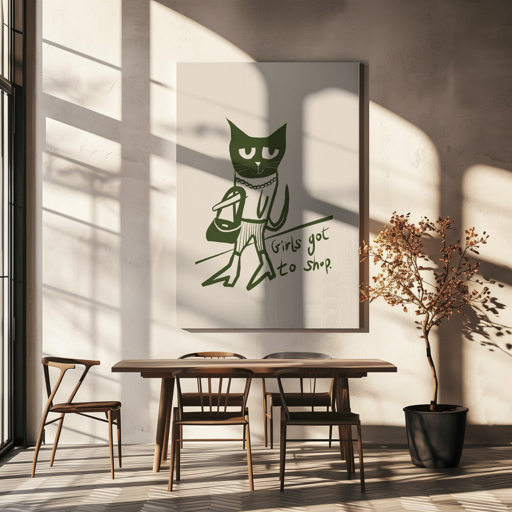 Humor over kattenwinkelen | Canvas