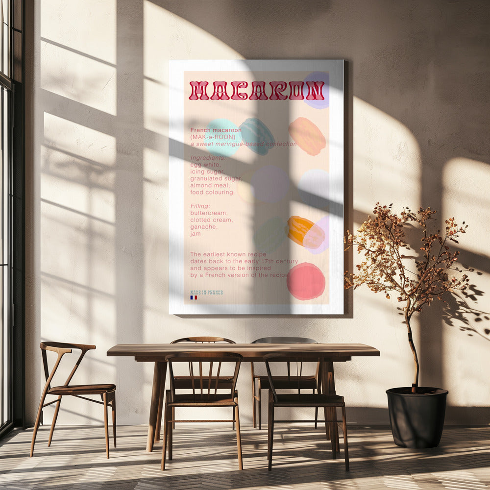 Macaron Koffie | Canvas