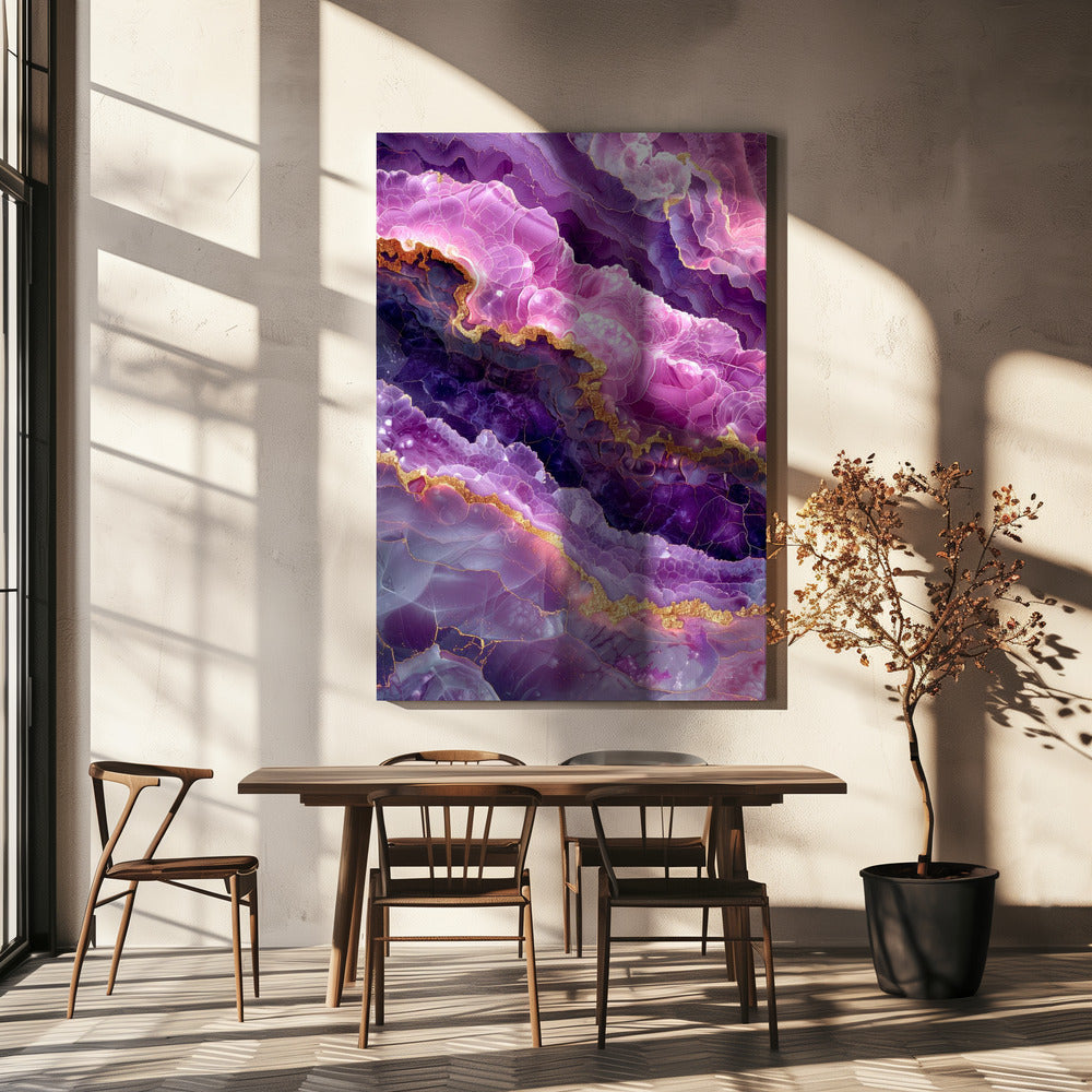 Amethist Magisch Ladscape Grafisch (74) | Canvas