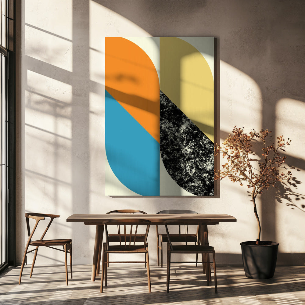 Gedurfde geometrische vormen | Canvas