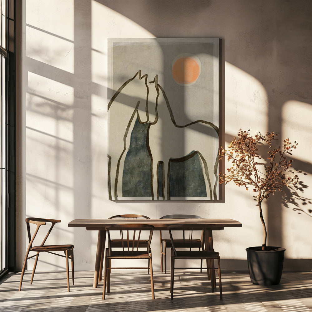 Paardenomhelzing | Canvas