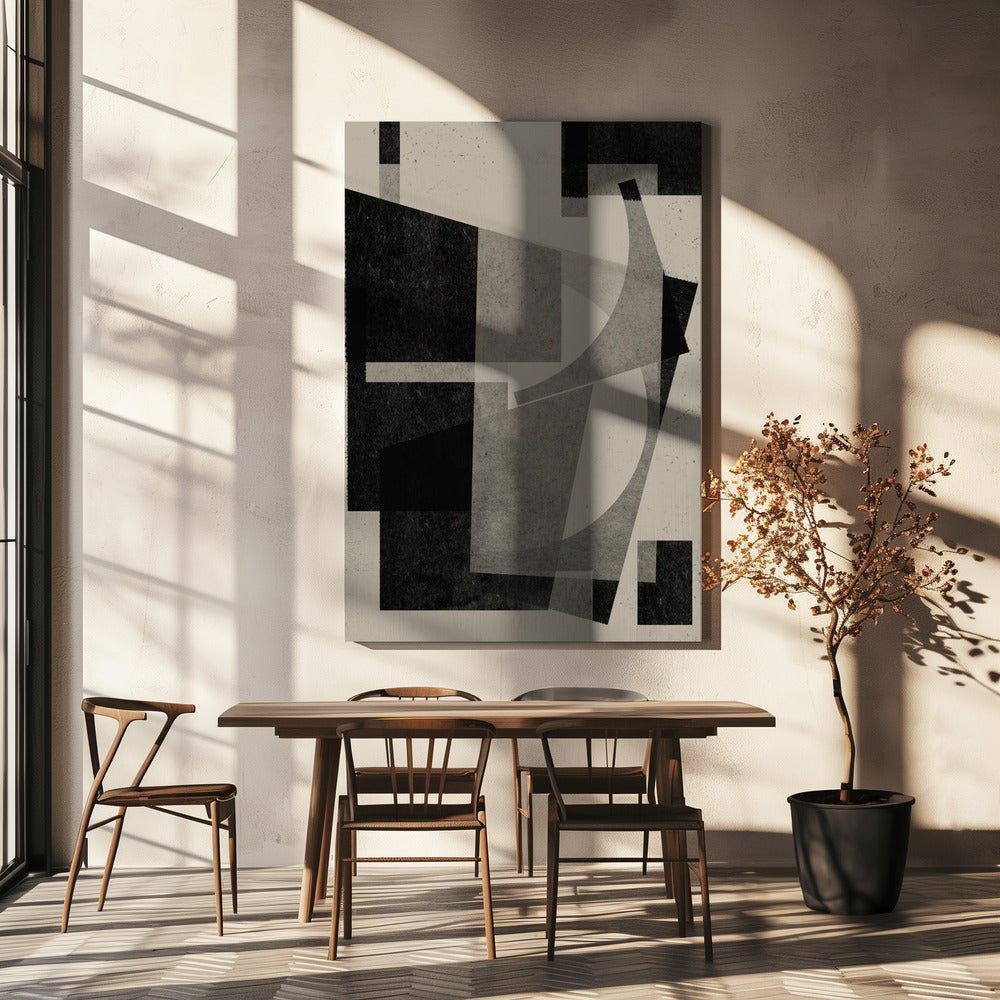 Geometrische schaduwen | Canvas