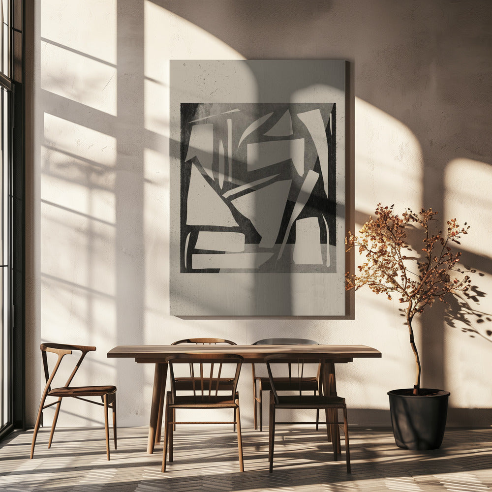 Geometrische schaduwen | Canvas