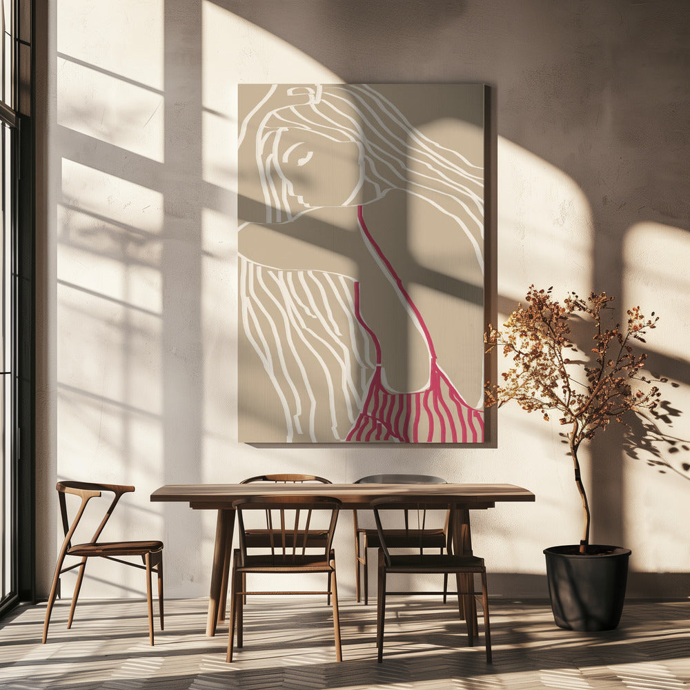 Sereen silhouet | Canvas