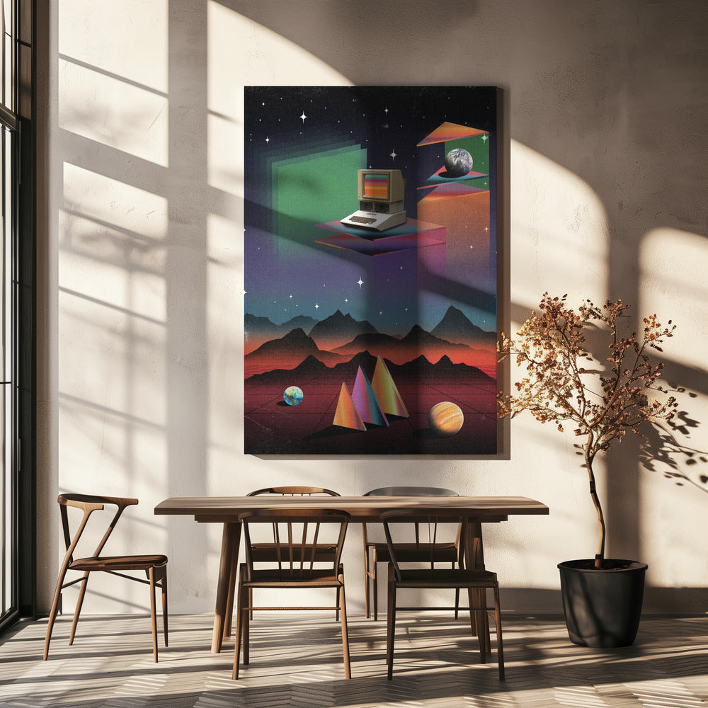 CRT-computer uit de jaren 80 | Canvas