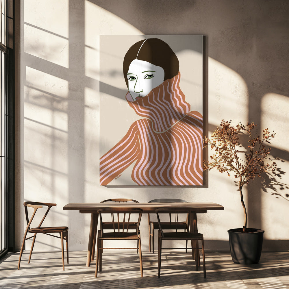 Warm blijven | Canvas
