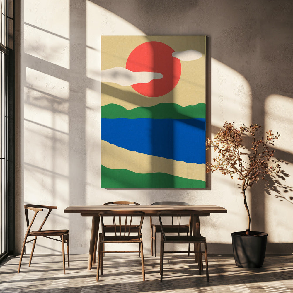 Thüringen Zomer | Canvas