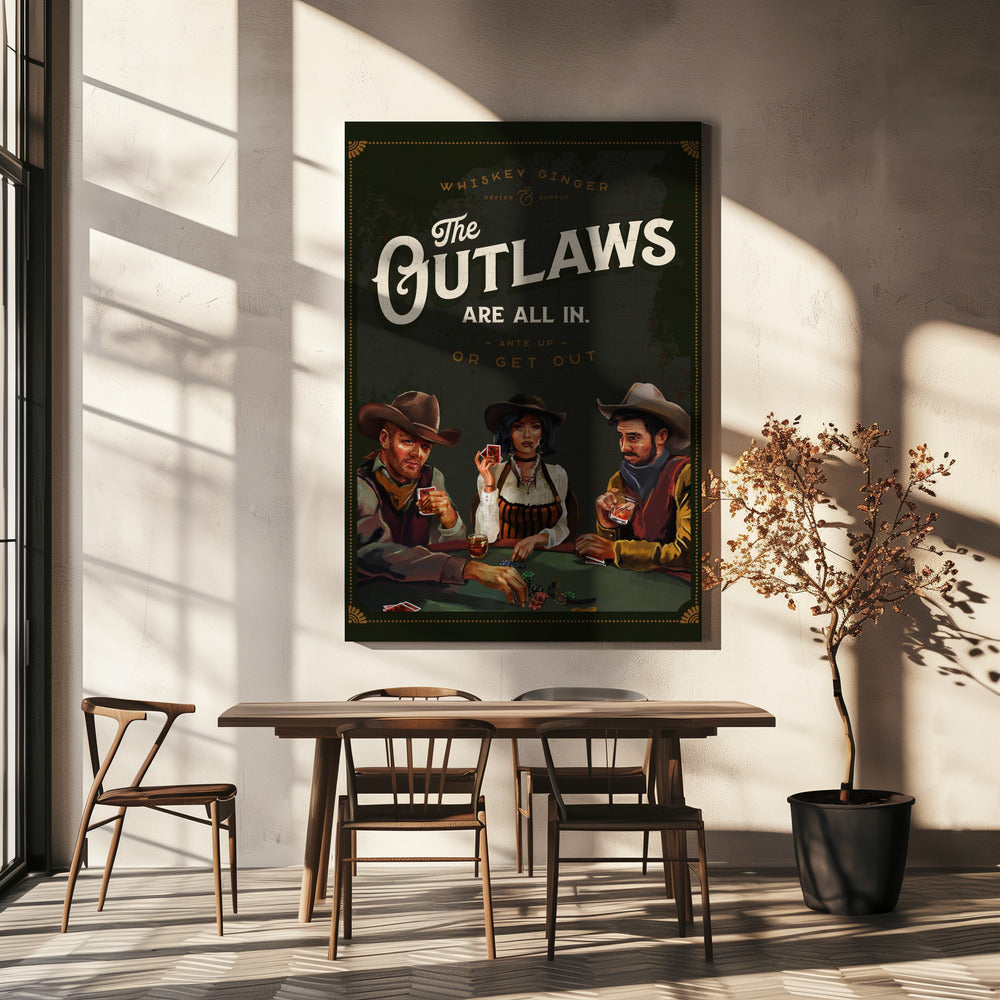 Outlaws zijn helemaal weg van coole cowboypokerkunst | Canvas