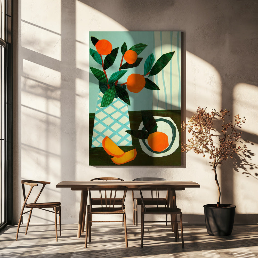 Stilleven met citrusochtend II | Canvas