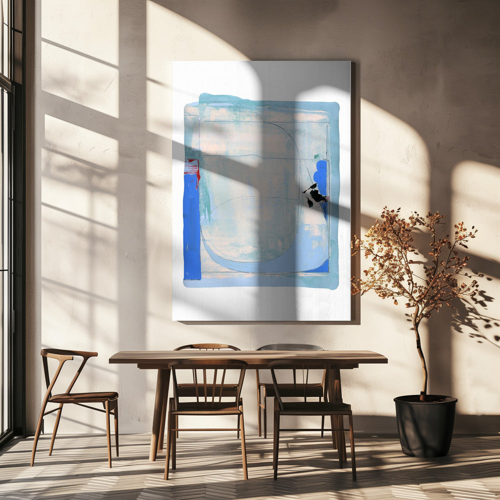 Blauwe Endurance 1 | Canvas