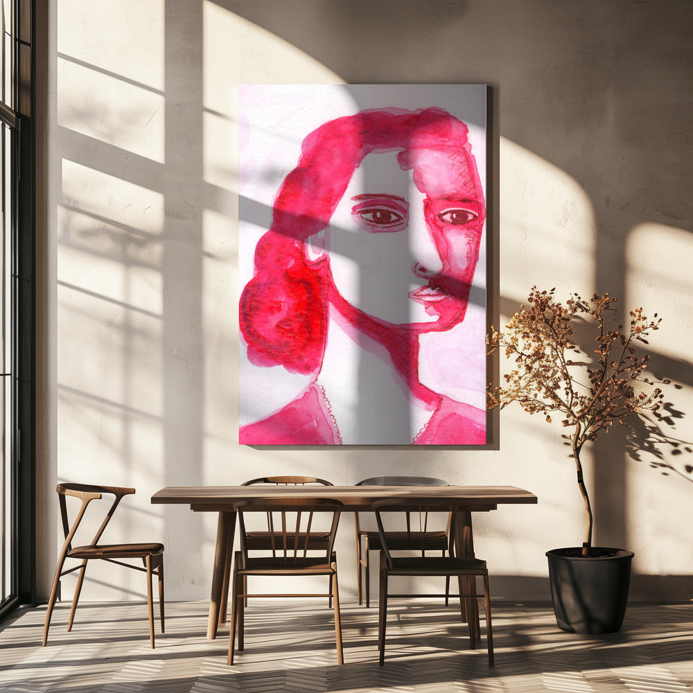 De diepe denker | Canvas