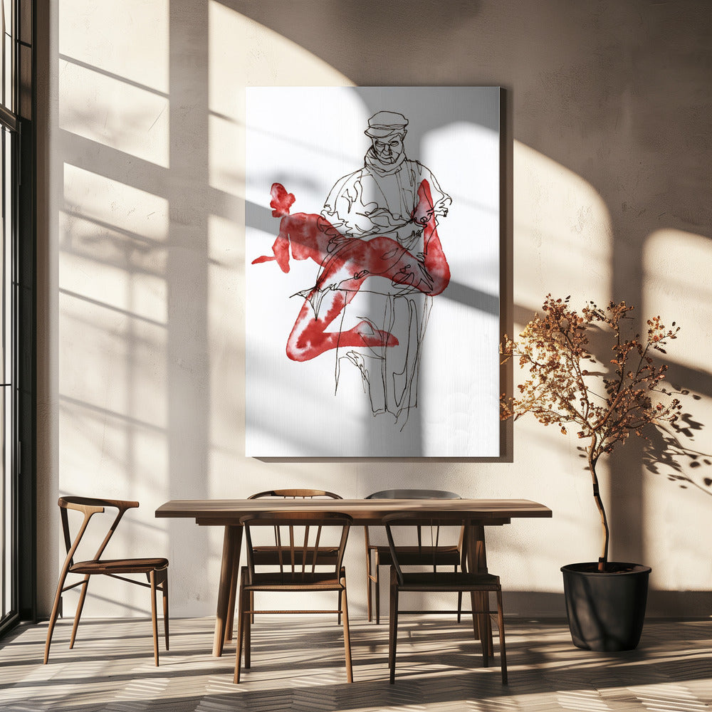 Fishers Vrouw | Canvas