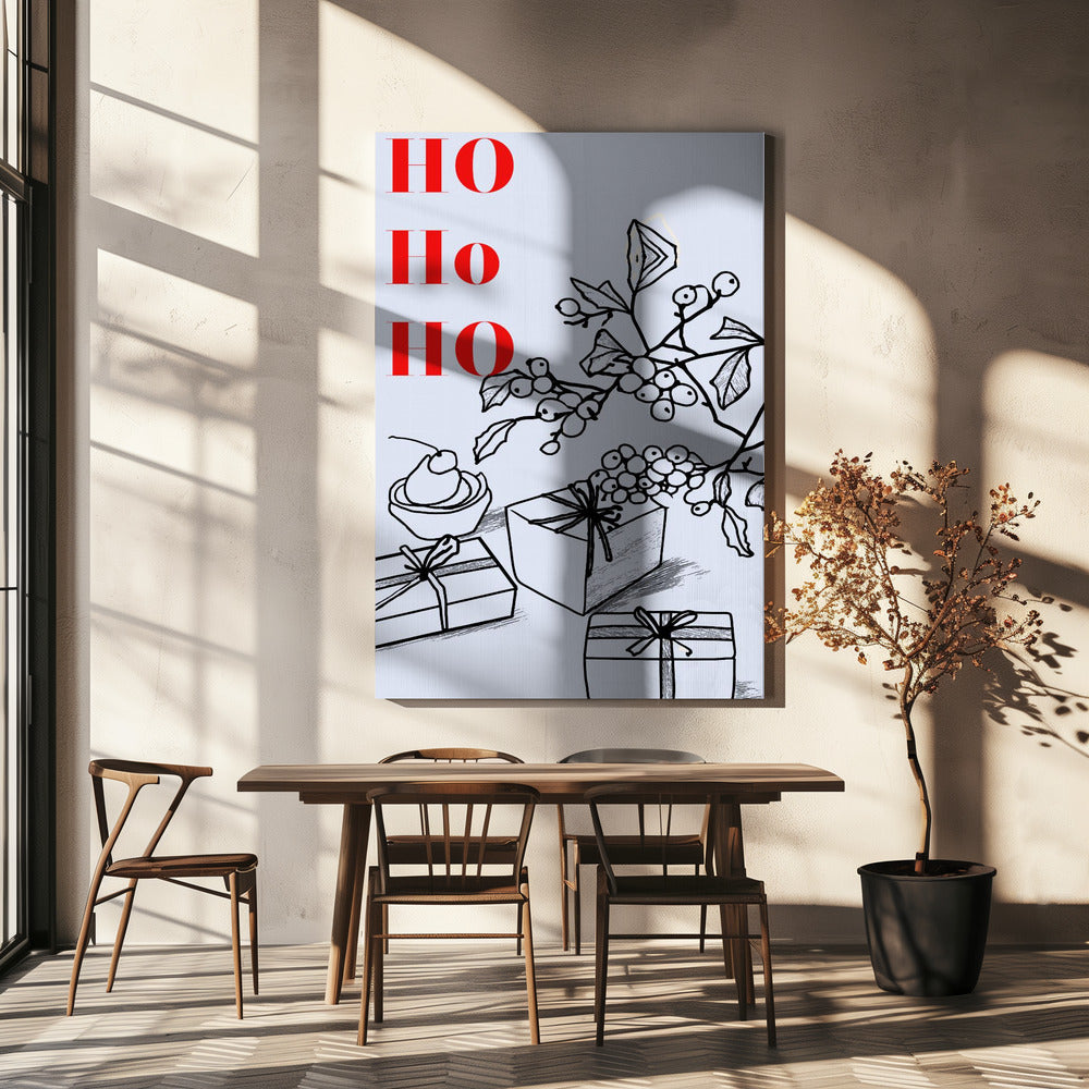 Strikken en kerstballen: Ho Ho Ho Kerstmis | Canvas