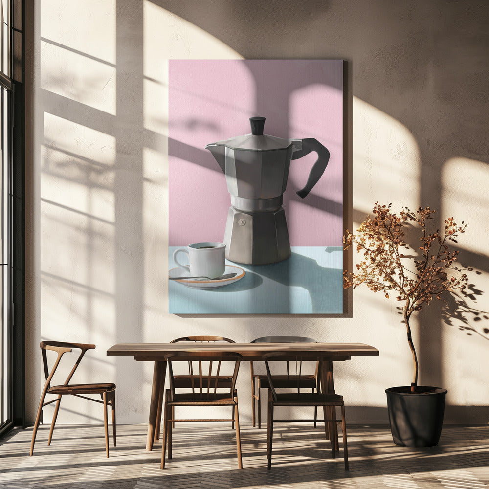 Moka Koffiepot | Canvas