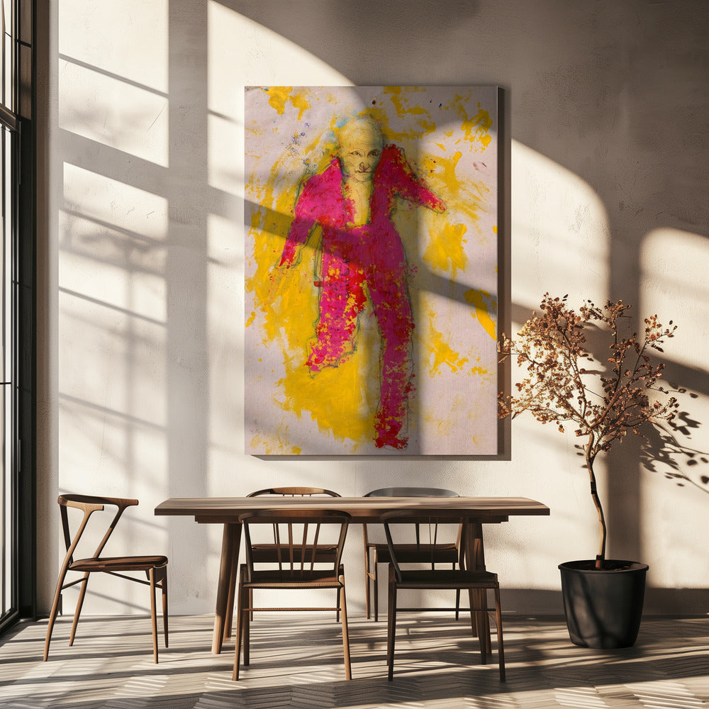 Rennende man | Canvas