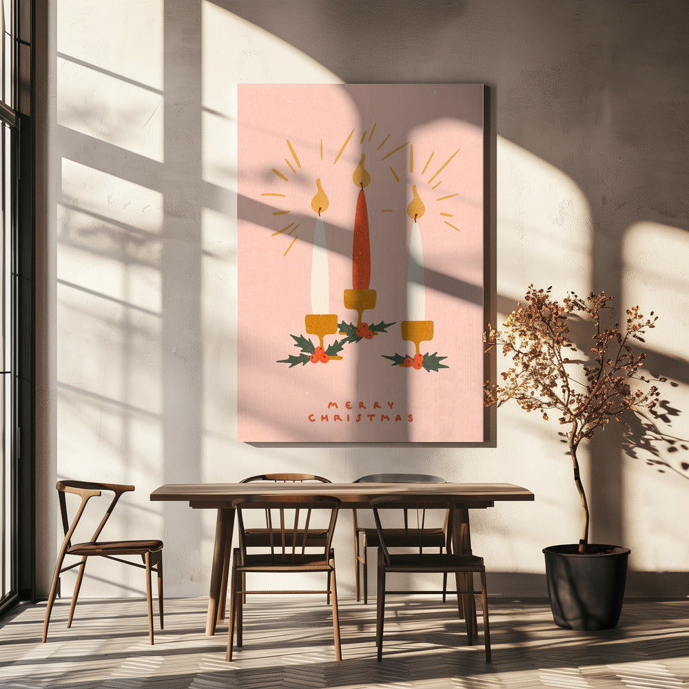 Kerstkaarsen | Canvas