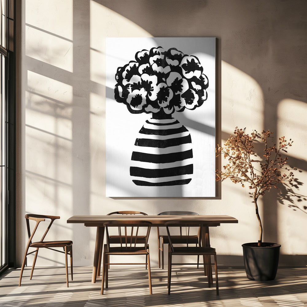 Vaas Gestreept | Canvas