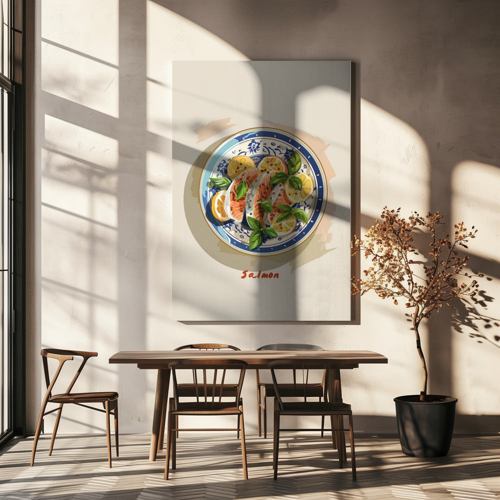 Pittige Zalmschotel | Canvas