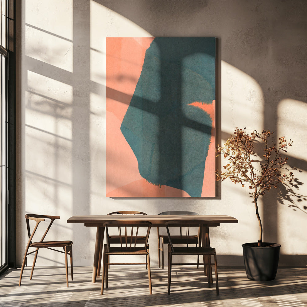 Abstract gedompeld landschap 2 | Canvas