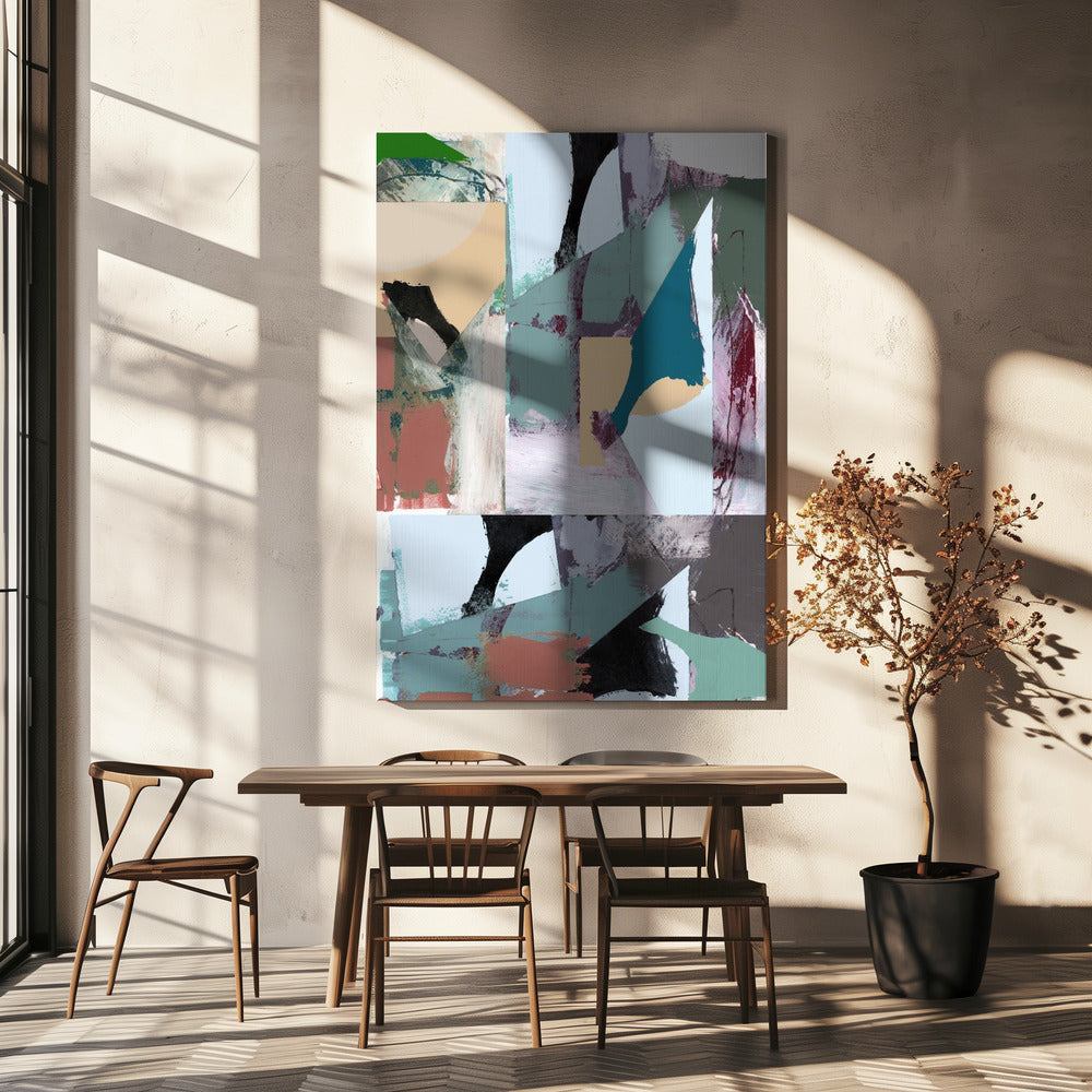 Abstracte vormen nr. 1 | Canvas