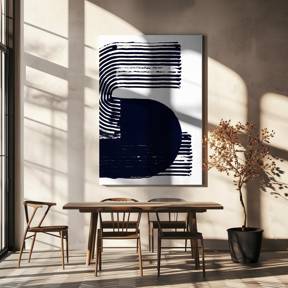 Abstracte, gedurfde vormen 1 | Canvas
