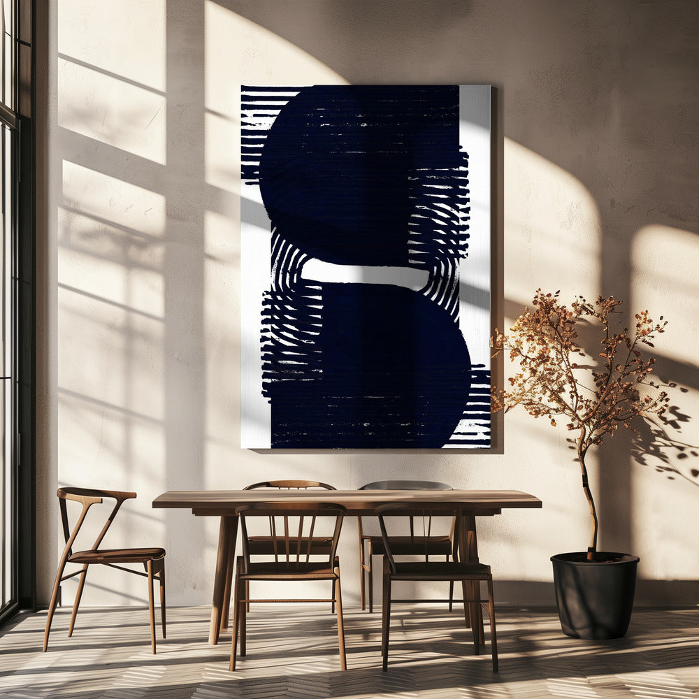 Abstracte, gedurfde vormen 2 | Canvas