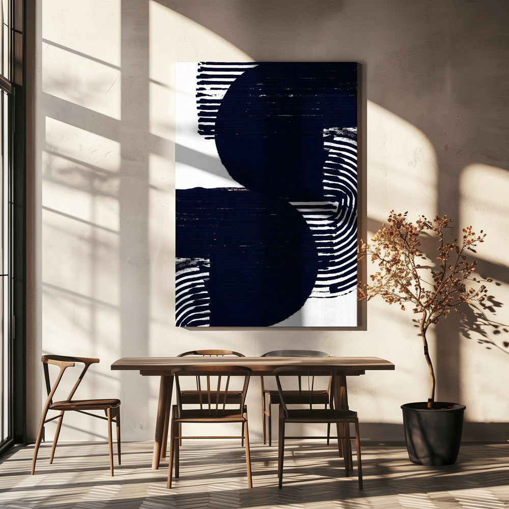 Abstracte, gedurfde vormen 3 | Canvas