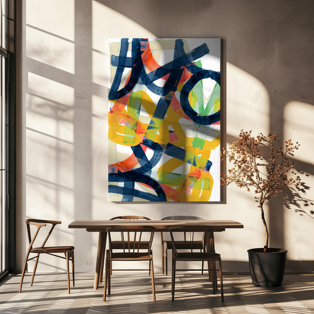 Schudden Stappen 1 | Canvas