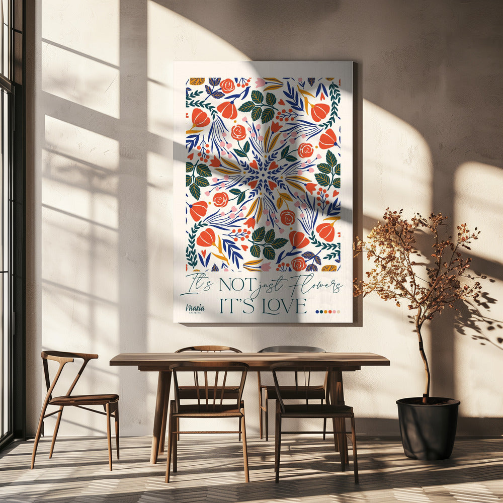 Over liefde. Bloesem | Canvas