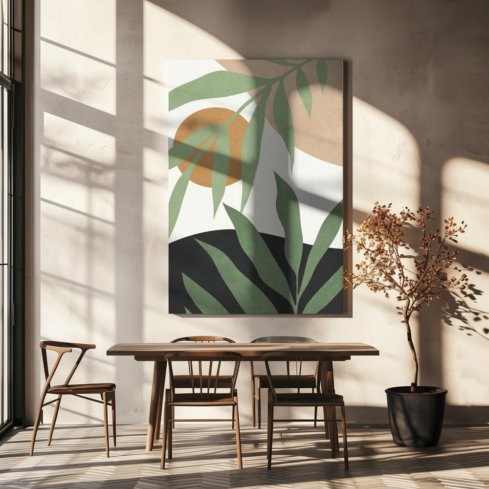 Bloemen en tropisch 4 | Canvas