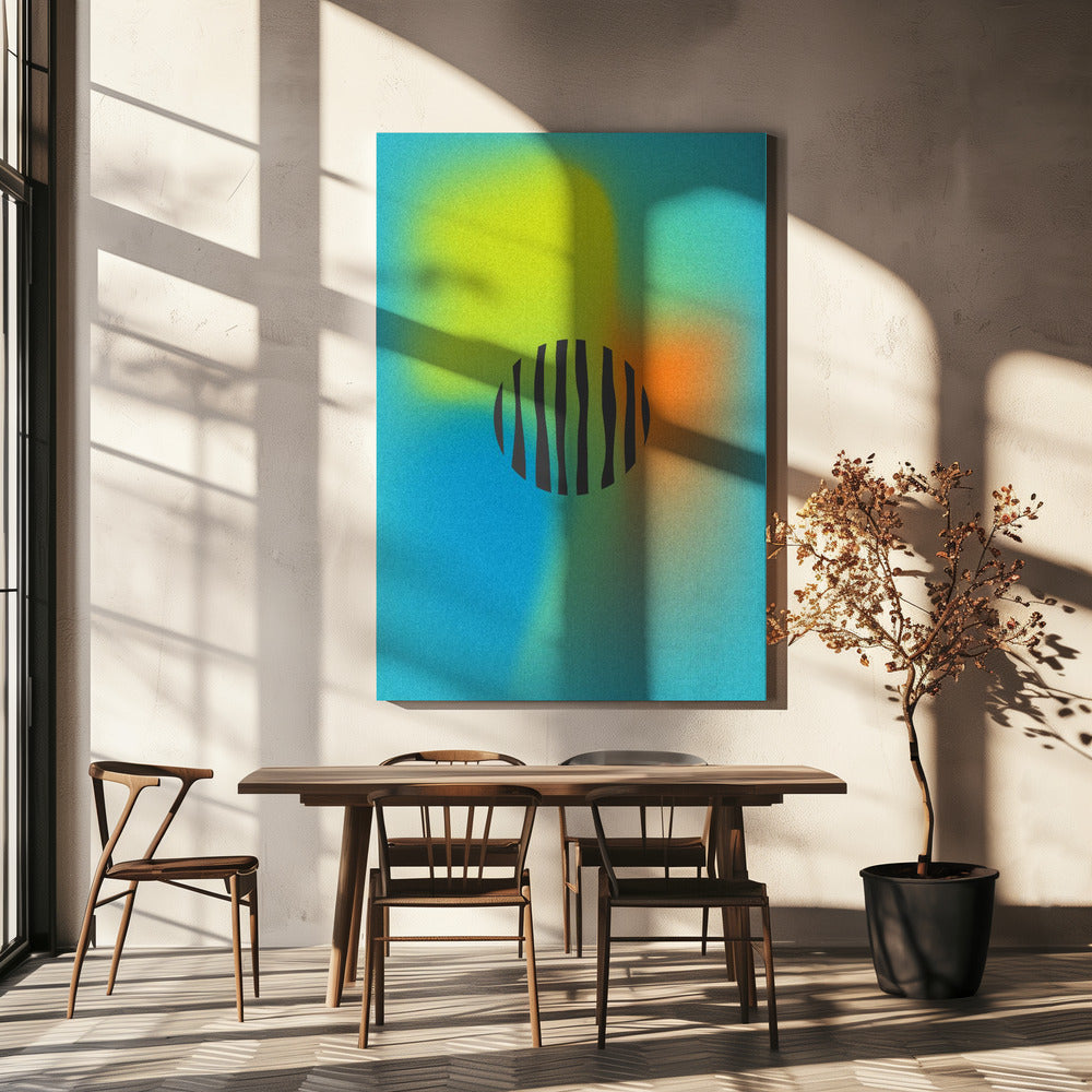 Kleurrijke echo's | Canvas