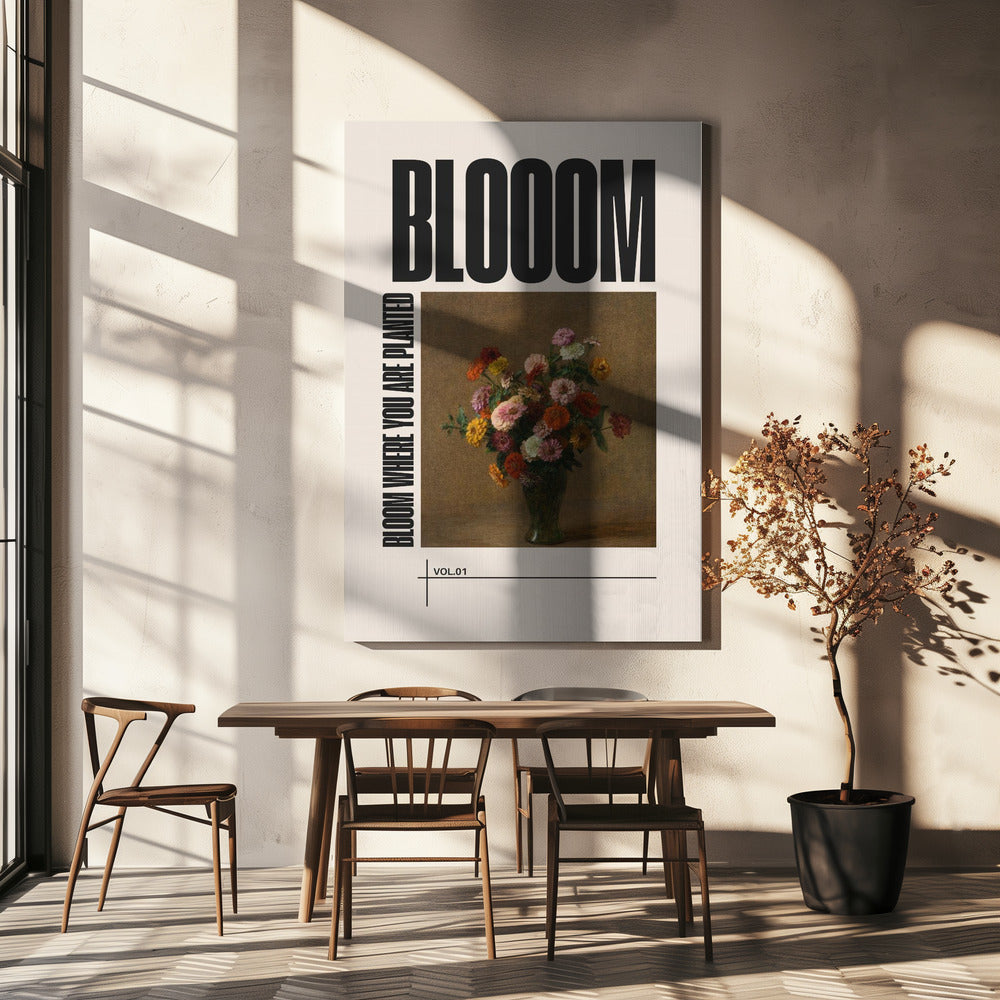 Bloei waar je geplant bent | Canvas