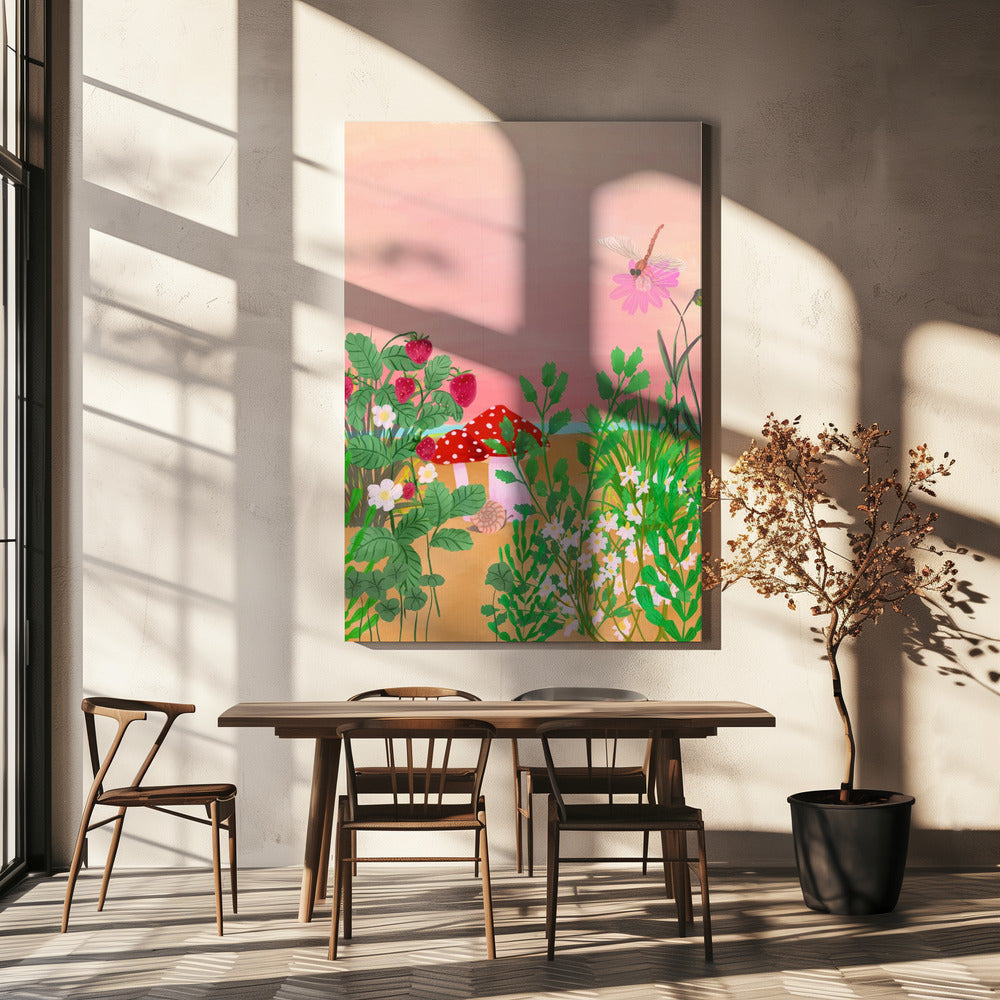 Wilde Aardbeienroute | Canvas