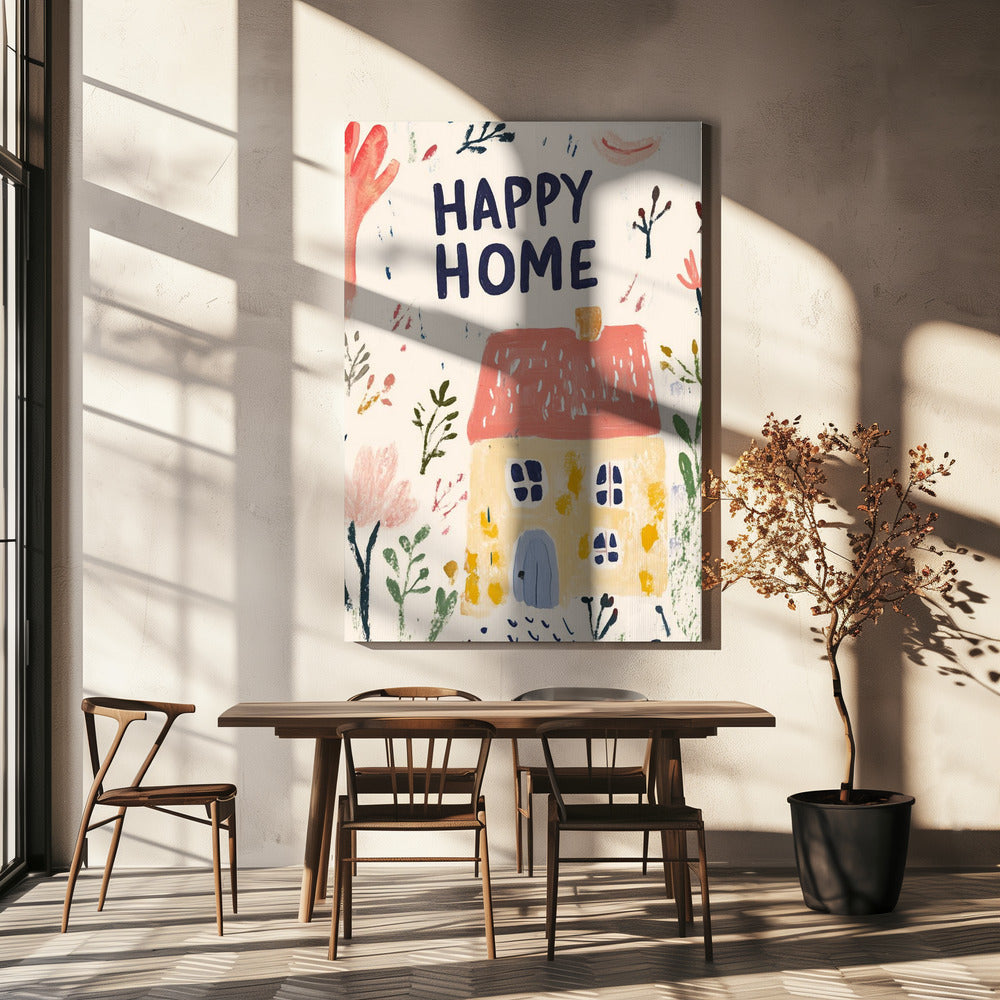 Vrolijke Woonplaats | Canvas