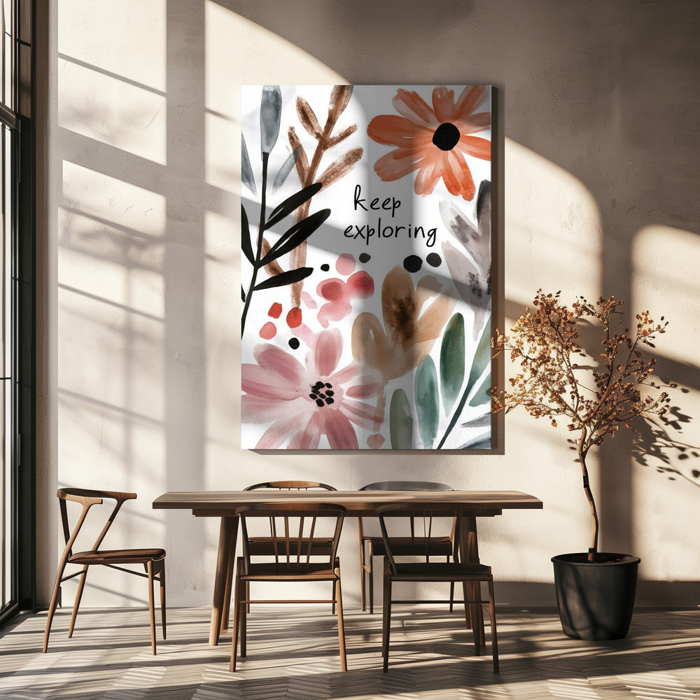 Bloemenavontuur | Canvas