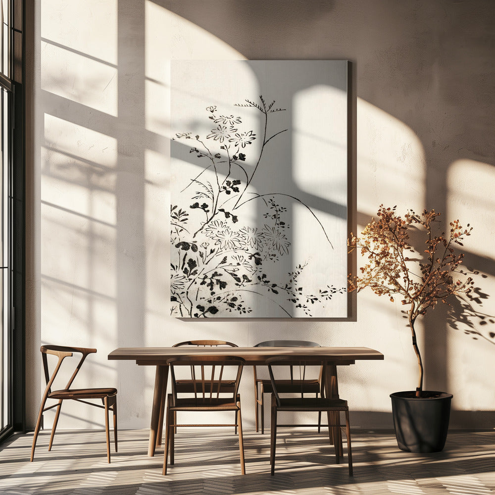 Herfstbloemen en grassen (1762) | Canvas