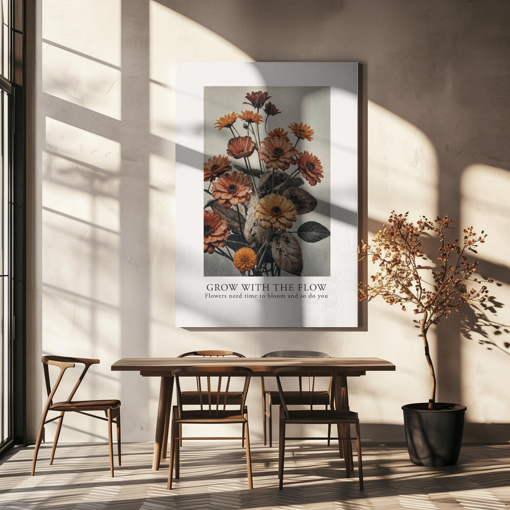 Groei met de stroom mee nr. 2 | Canvas