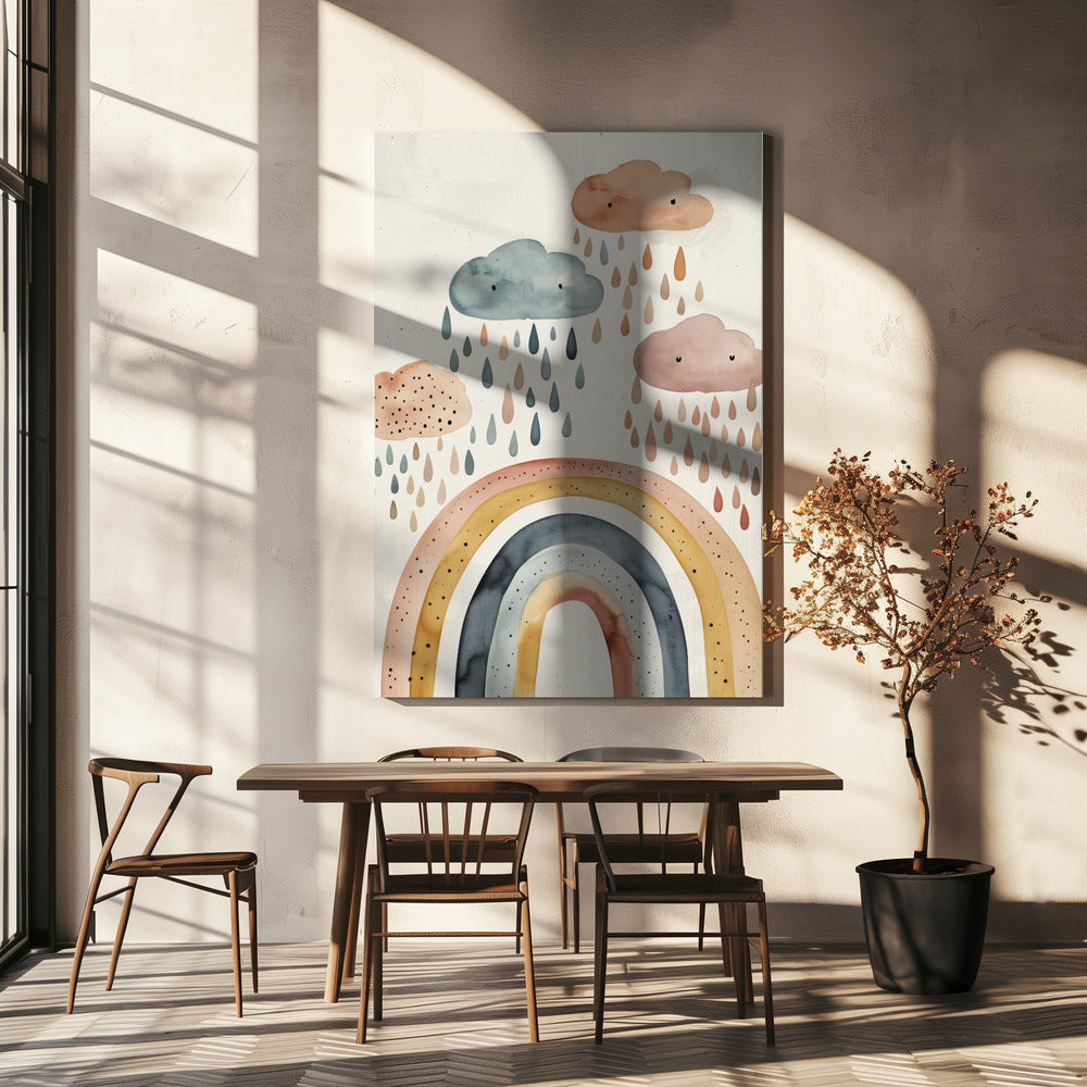 Speelse Regenbogen | Canvas