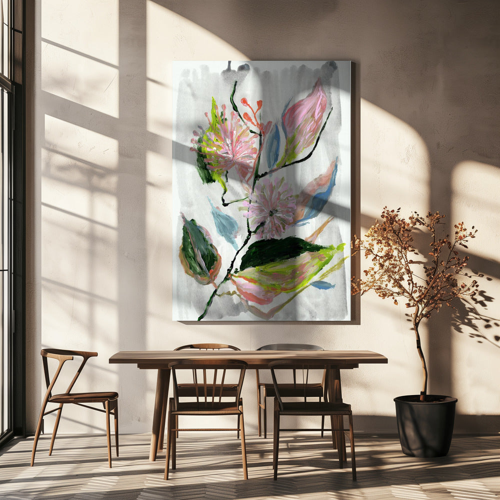 Biofiele bloemen | Canvas