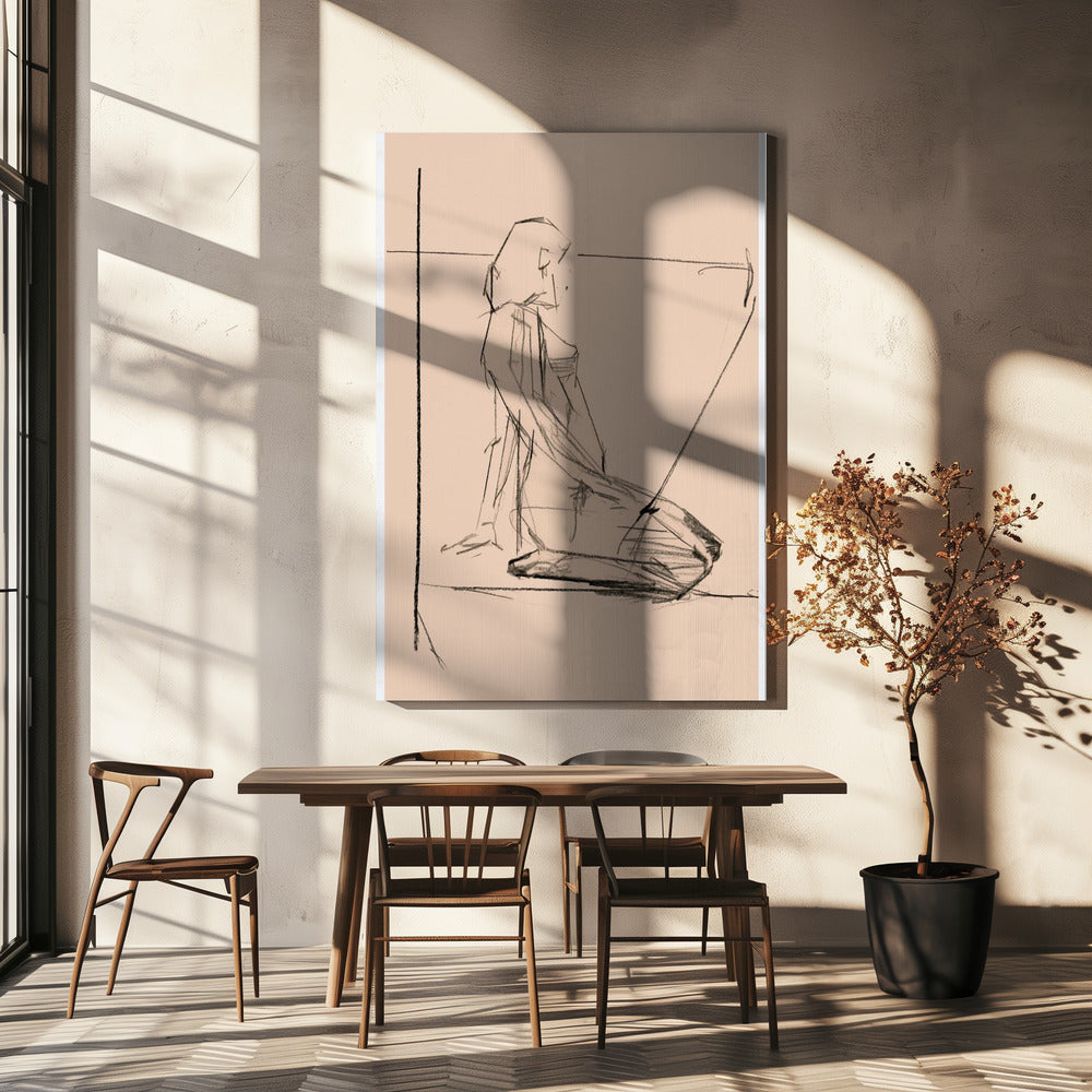 Étude Vrouwelijke No.1 | Canvas
