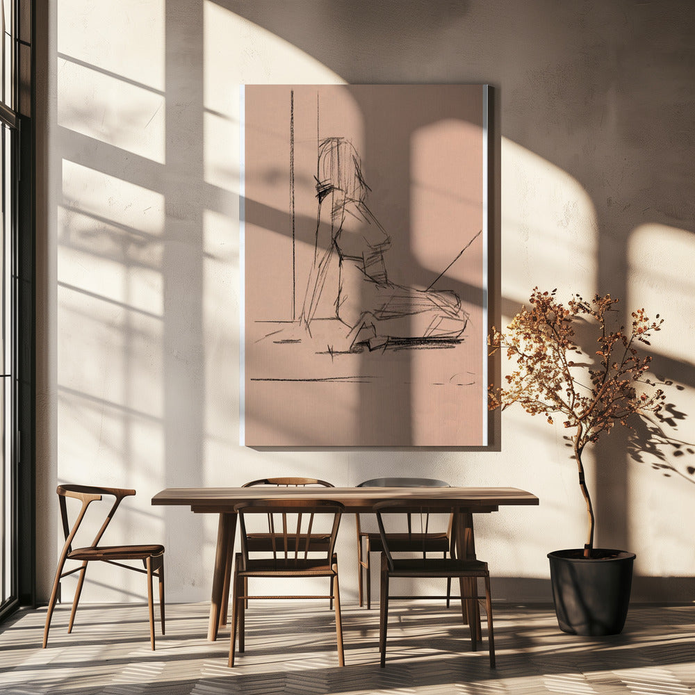 Etude Vrouwelijke No.4 | Canvas