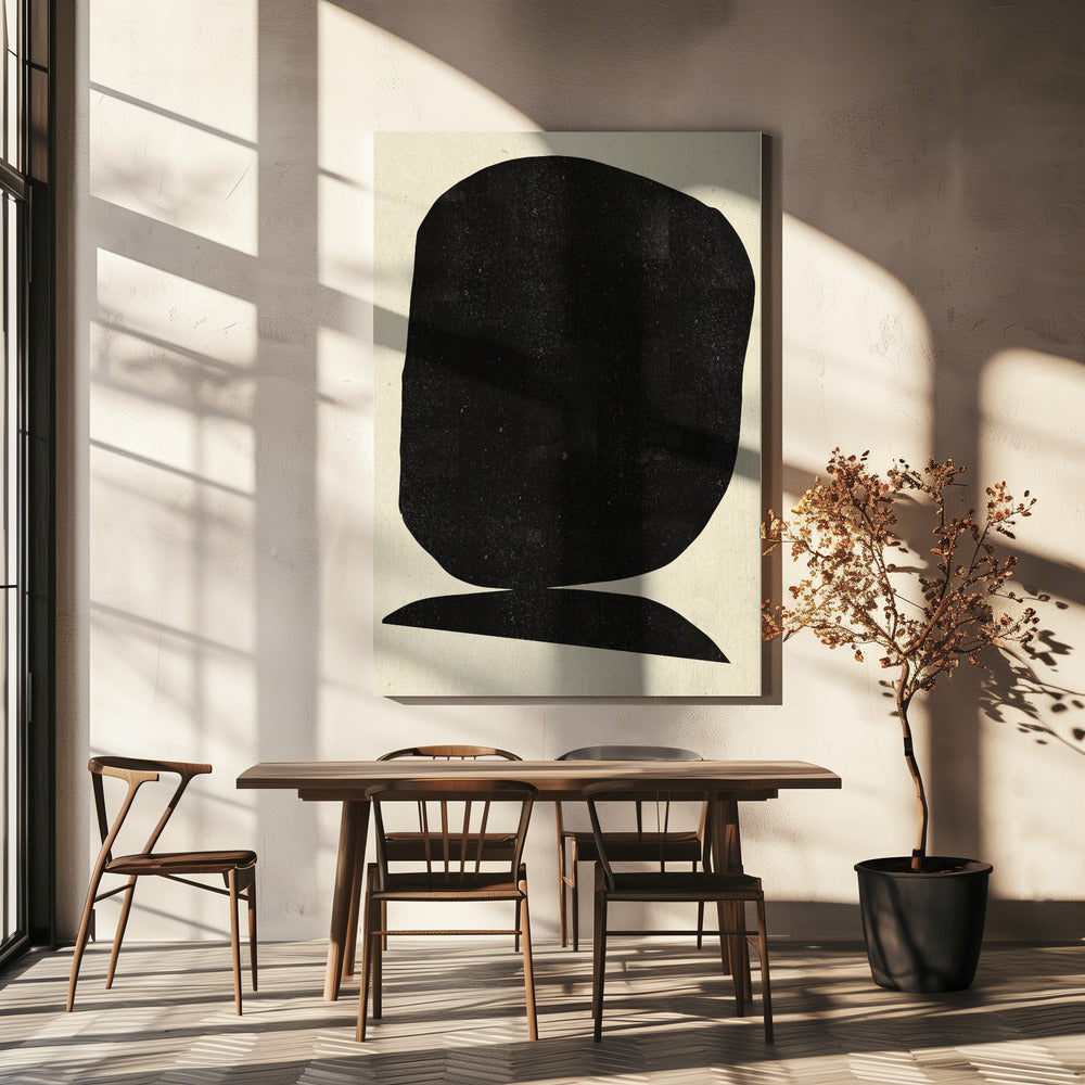 Schaduwabstractie | Canvas