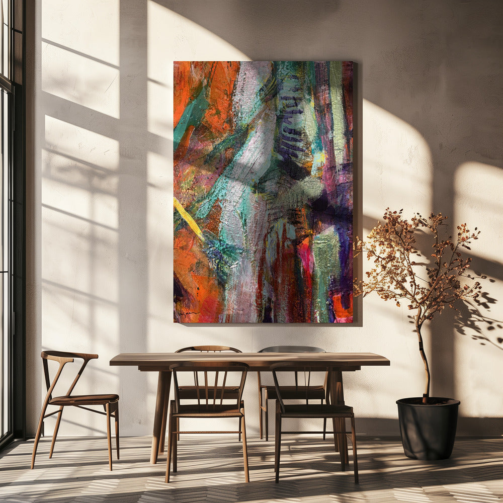 Mystieke penseelstreken | Canvas