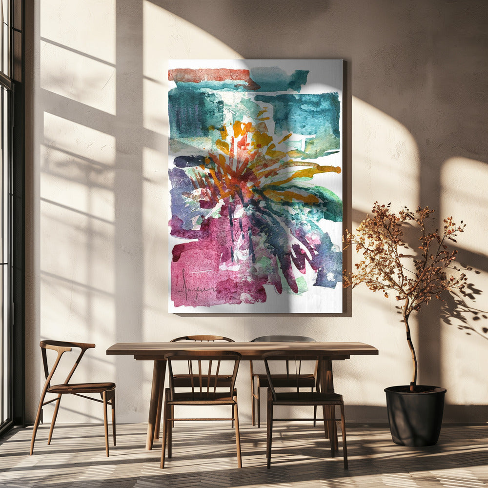 Orchideeën Passie Aquarel | Canvas