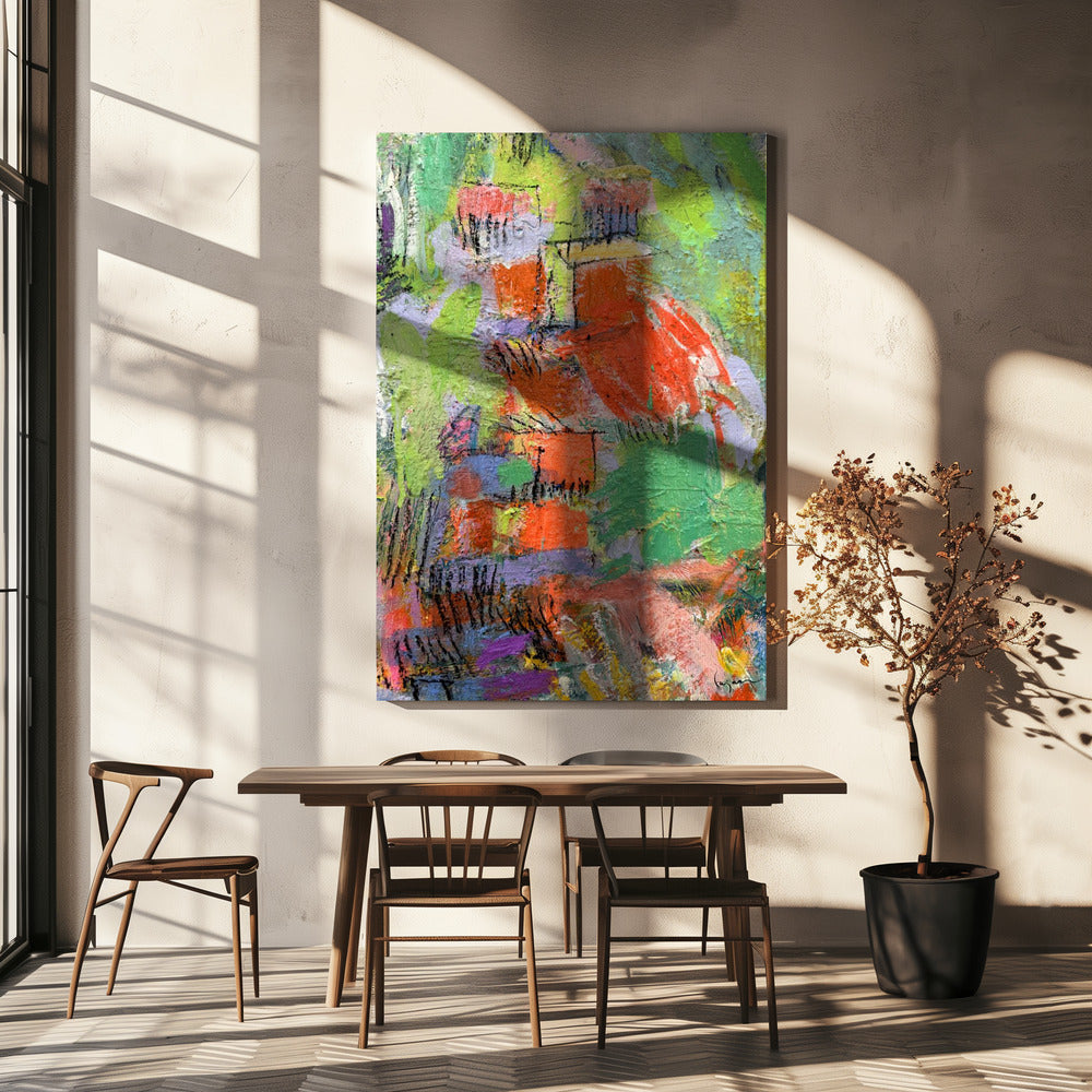 Betoverd kleurenlandschap | Canvas