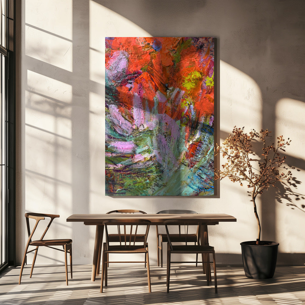 Levendige Bloomscape | Canvas