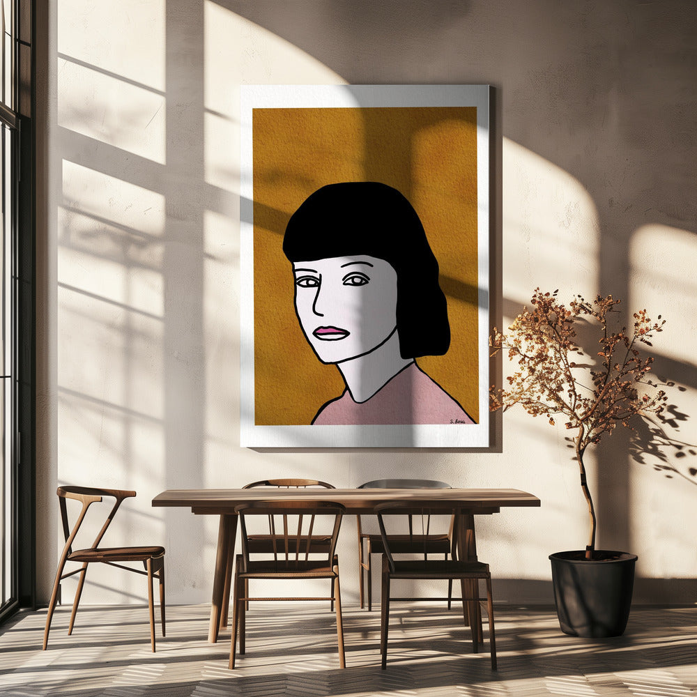 Lady looking | Canvas